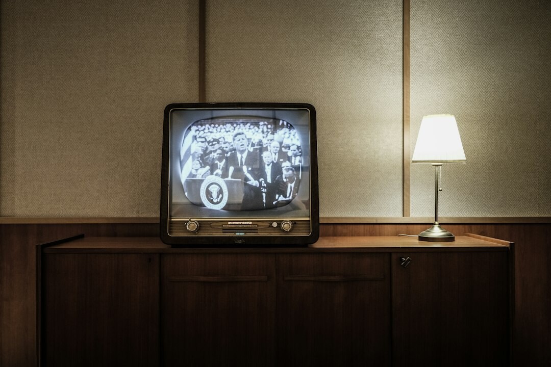 vintage television set