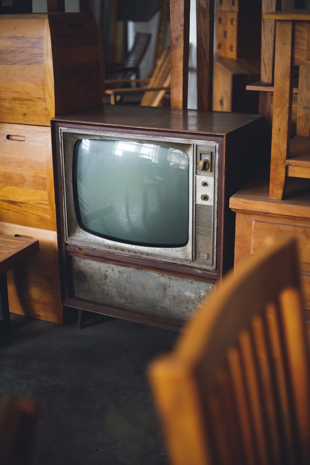 vintage television presenter